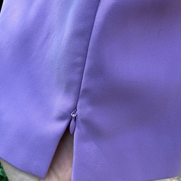 Louise Ricci Top Blouse Sz 18 Purple Beaded square Neckline Rhinestone Y2K Glam - Picture 13 of 16